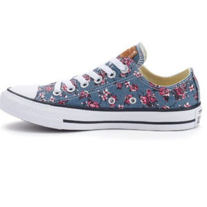 denim floral converse